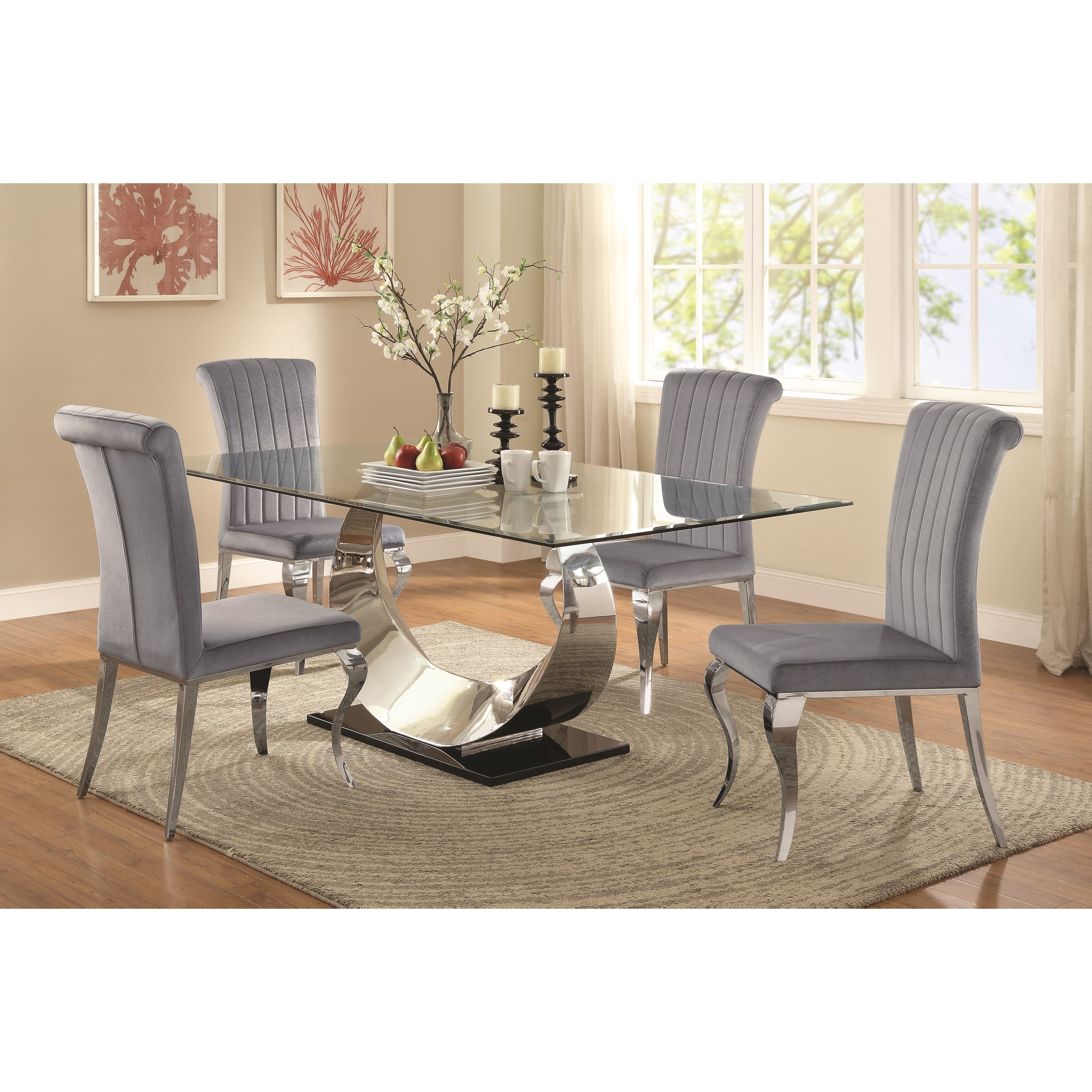 Coaster Dining Chairs and Bar Stools 105073 Glamorous Upholstered